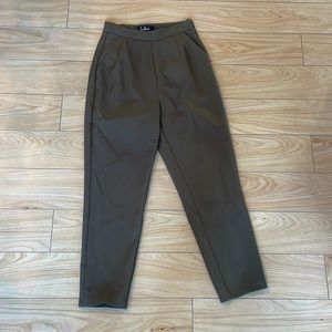 LULU Green slacks pants! Size XS